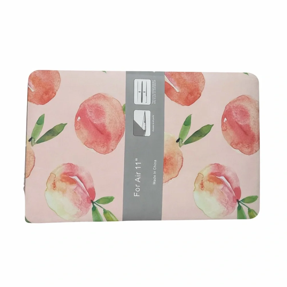 Peach Hard Case Compatible for MacBook Air 11 with key board cover